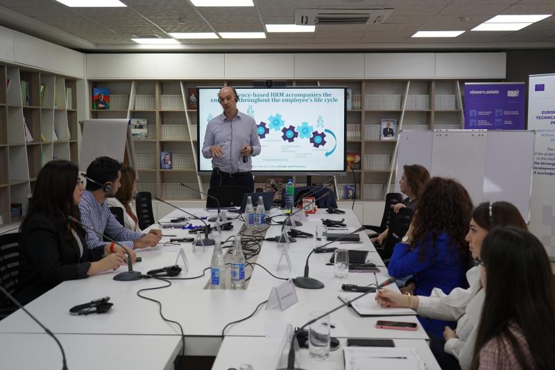 “Azərbaycanda dövlət qulluğu sistemində islahatlara dəstək” texniki yardım layihəsi çərçivəsində növbəti təlim təşkil edilib
