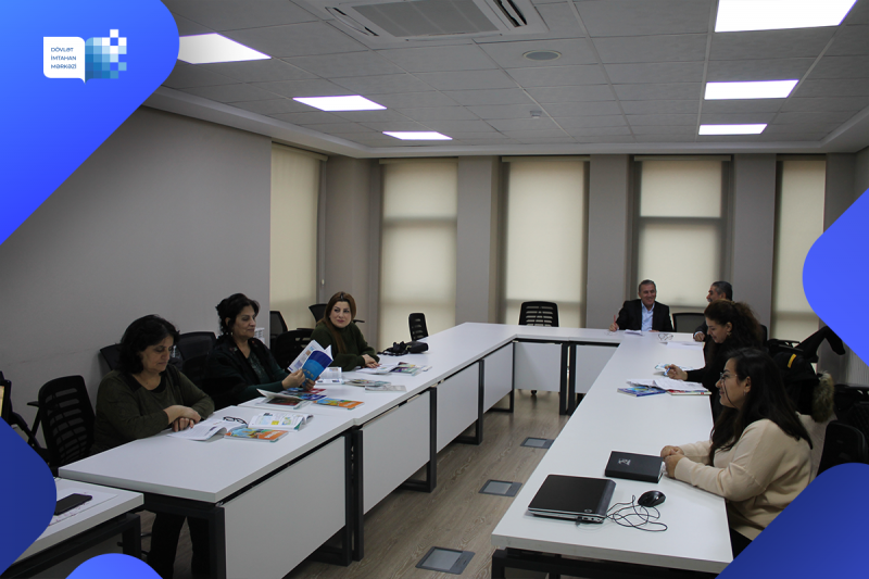 Dövlət İmtahan Mərkəzində 24 fevral 2023-cü il tarixində coğrafiya və riyaziyyat fənləri üzrə işçi qruplarının iclasları keçirilib