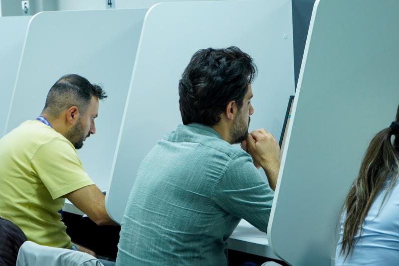 Dövlət İmtahan Mərkəzinin elektron imtahanlar korpusunda ilk kütləvi imtahanlar keçirilir