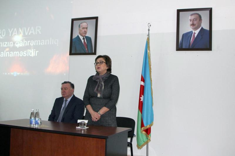 Dövlət İmtahan Mərkəzində 20 Yanvar faciəsinə həsr olunmuş anım mərasimi keçirilmişdir