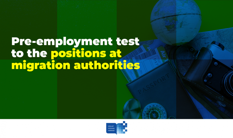 Pre-employment test to the positions at migration authorities