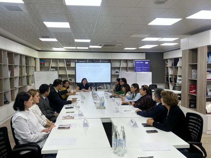“Münaqişələrin idarə olunması” mövzusunda təlim təşkil edilib