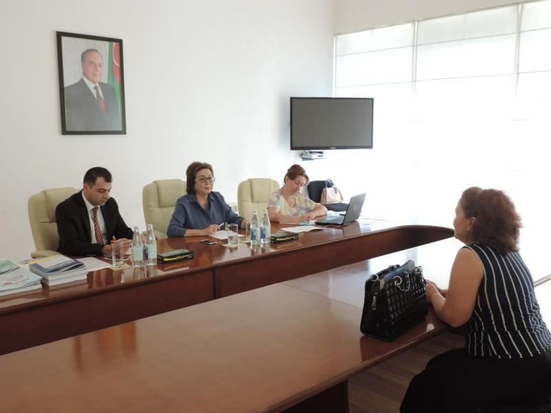 DİM Direktorlar Şurasının sədri Məleykə Abbaszadə Şabran rayonunda vətəndaşları qəbul edib