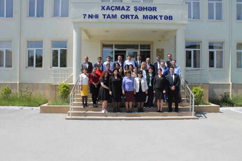 Xaçmaz şəhərində yeni təhsil proqramları (kurikulumlar) üzrə qiymətləndirmə tapşırıqlarının hazırlanması və onların meyarlar əsasında yoxlanılmasına (marker) dair hazırlıq kursları təşkil edilib