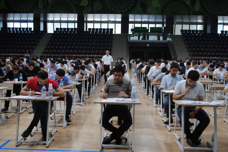 Ədliyyə orqanlarında işləmək istəyən namizədlər üçün keçirilmiş test imtаhаnı