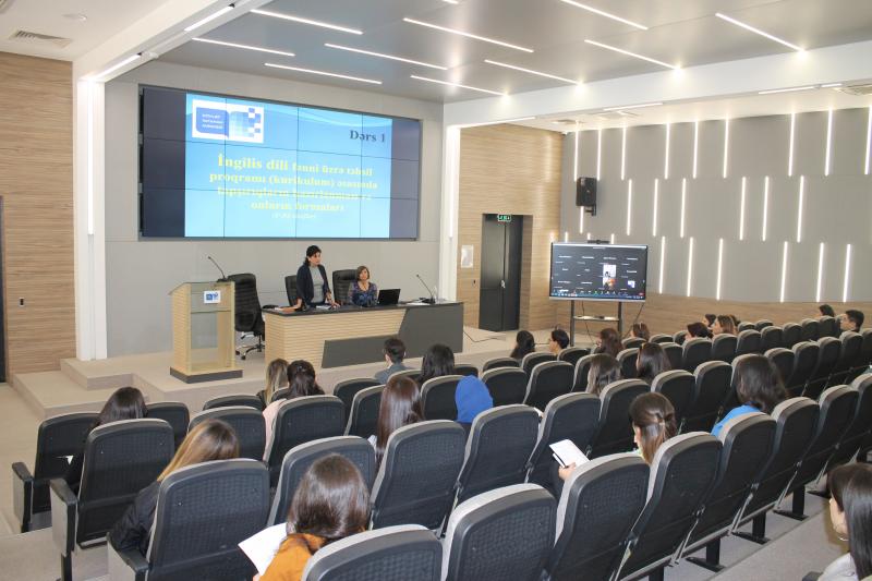 23 oktyabr 2023-cü il tarixində Azərbaycan dili, ingilis dili və informatika fənləri üzrə hazırlıq kurslarının ilk məşğələləri keçirilib
