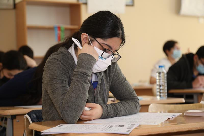 “Azərbaycan dili” fənni üzrə keçirilən test imtahanı başa çatıb
