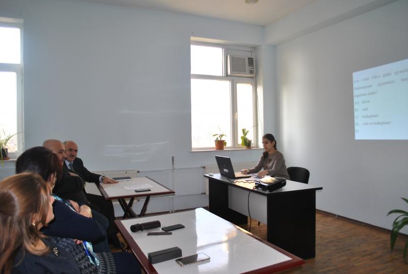 Magistraturaya informatika üzrə qəbul imtahanı ilə əlaqədar elmi-metodik seminar