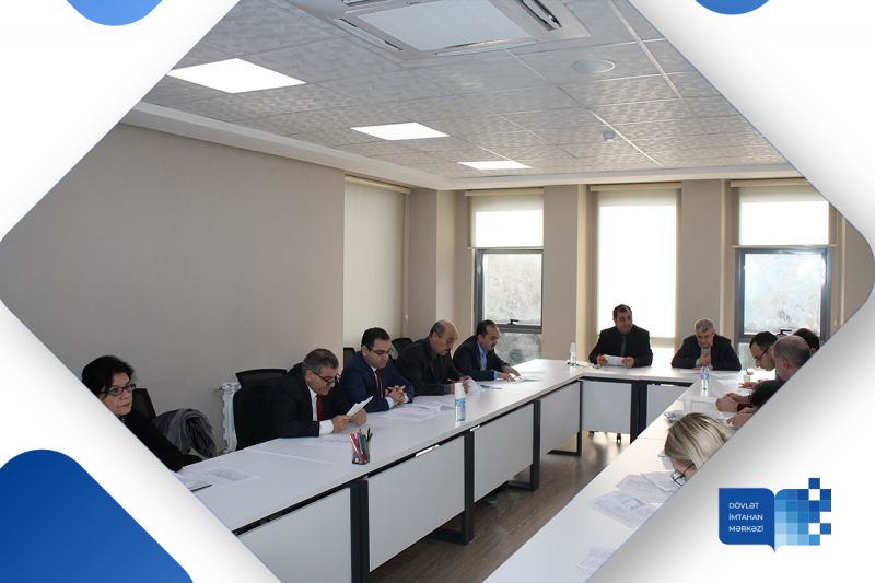 Dövlət İmtahan Mərkəzində 26 yanvar 2023-cü il tarixində biologiya və tarix fənləri üzrə işçi qruplarının iclasları keçirilib