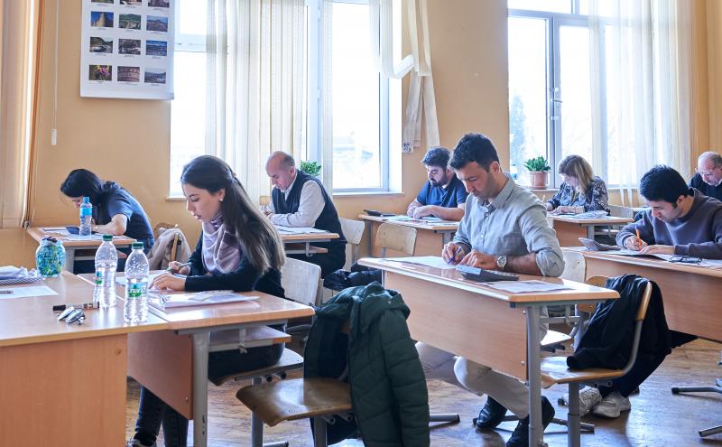 Peşəkar mühasib sertifikatı almaq istəyən namizədlər üçün test imtahanının ikinci mərhələsi keçirilib