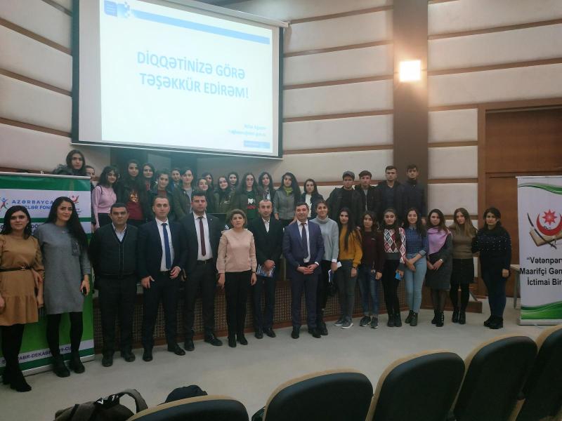 Dövlət İmtahan Mərkəzi tərəfindən dövlət qulluğunun təbliği və təşviqi məqsədilə vətəndaşlarla, o cümlədən gənclər və tələbələrlə görüşlərin keçirilməsi davam edir