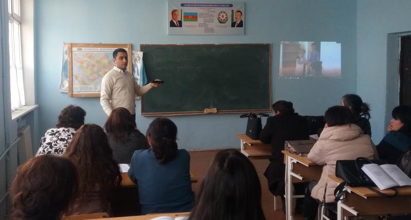Dövlət İmtahan Mərkəzinin Şəki Regional Bölməsi  üzrə imtahanlara cəlb ediləcək nəzarətçi müəllimlərlə keçirilən seminar məşğələlər başa çatmışdır