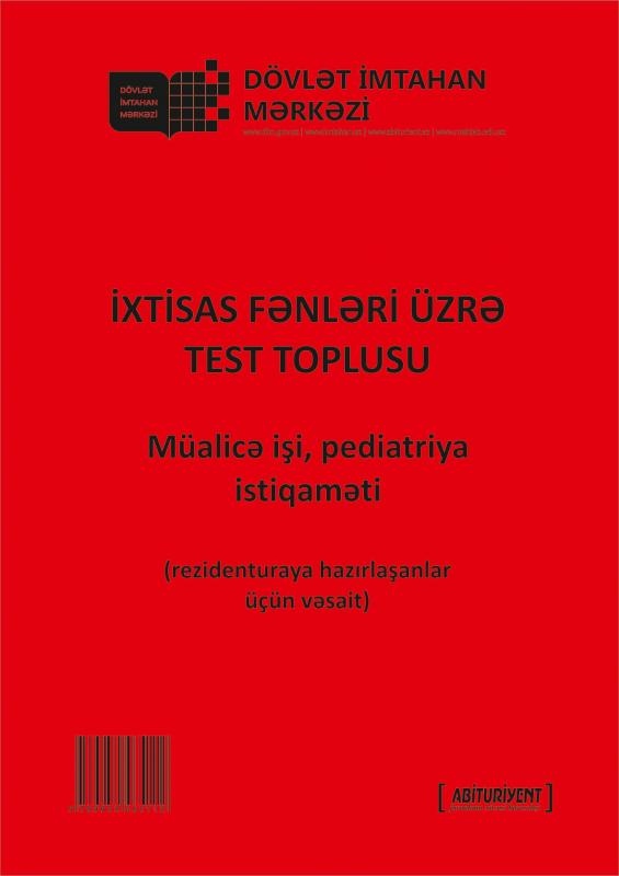 Dövlət İmtahan Mərkəzi rezidenturaya hazırlaşanlara kömək məqsədi ilə “İxtisas fənləri üzrə test toplusu” adlı vəsait nəşr edib