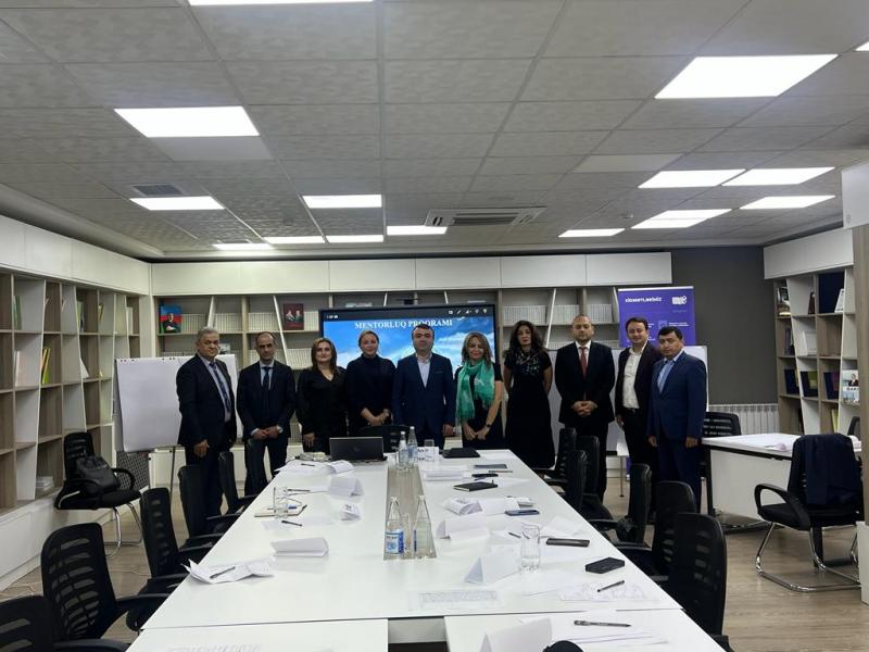 “Kuratorluq fəaliyyəti ilə məşğul olan şəxslər üçün mentorluq” mövzusunda təlim təşkil edilib