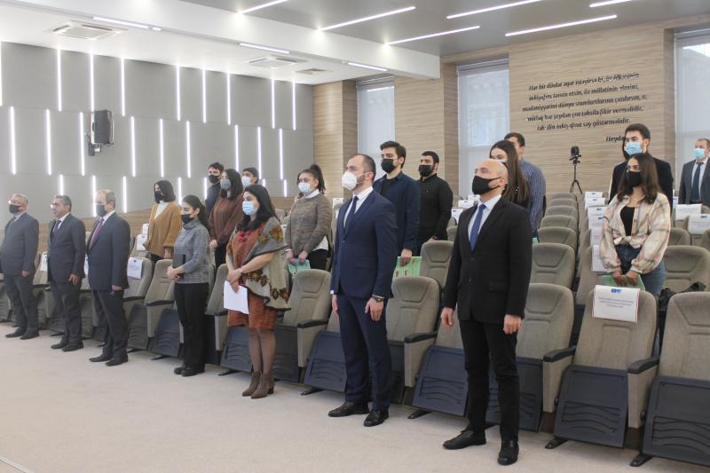 Sınaq imtahanlarında ən yüksək nəticə göstərən bakalavrlar “Açıq qapı” günündə iştirak ediblər