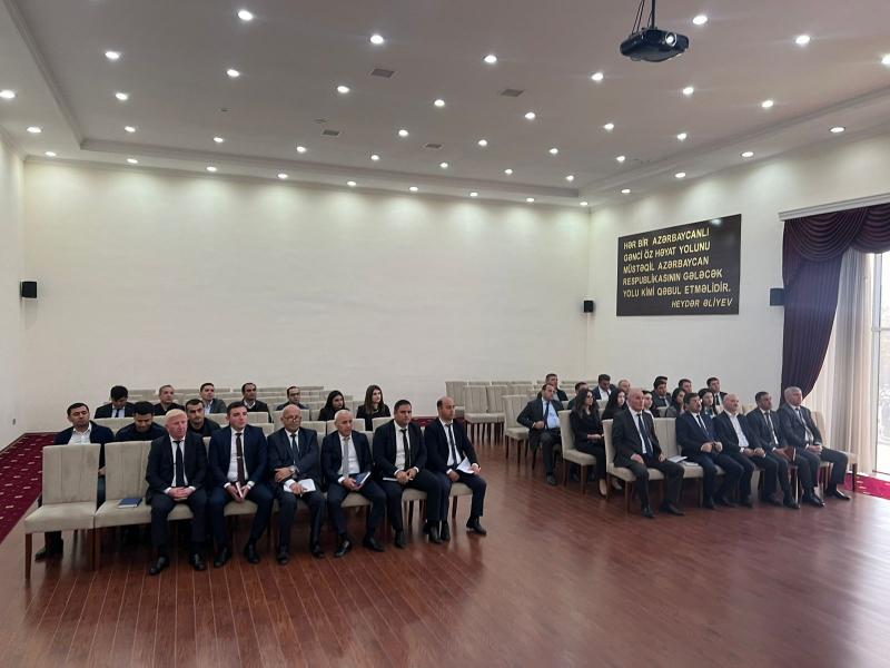 Mil-Muğan iqtisadi rayonunun ərazisində dövlət qulluqçuları üçün keçirilən təlimlərə start verilib