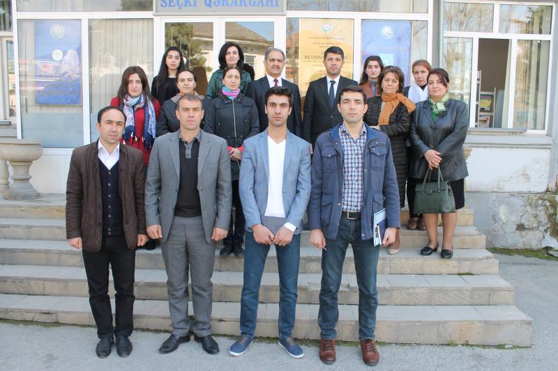 Şəki şəhərində yeni təhsil proqramı üzrə hazırlıq kursu təşkil edilib
