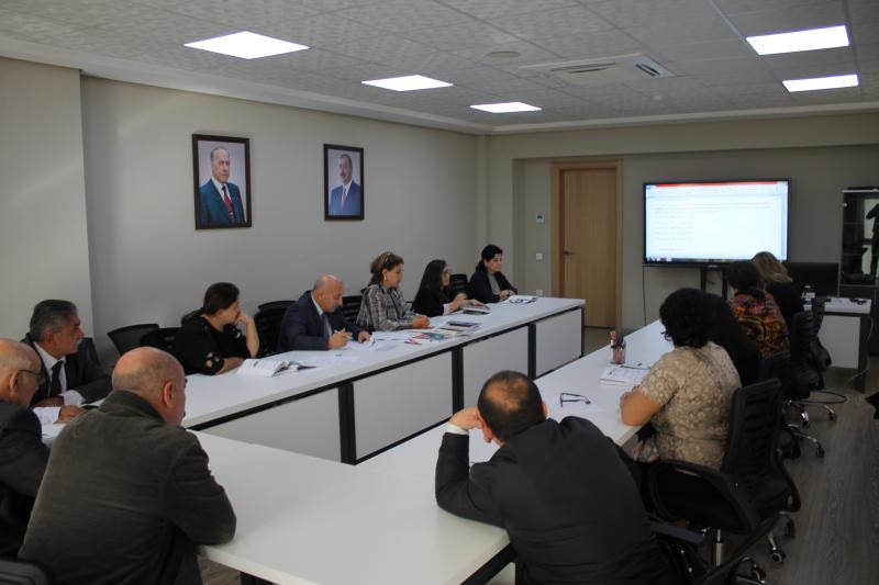 27 oktyabr 2023-cü il tarixində Dövlət İmtahan Mərkəzində coğrafiya və riyaziyyat fənləri üzrə işçi qruplarının növbəti iclasları keçirilib