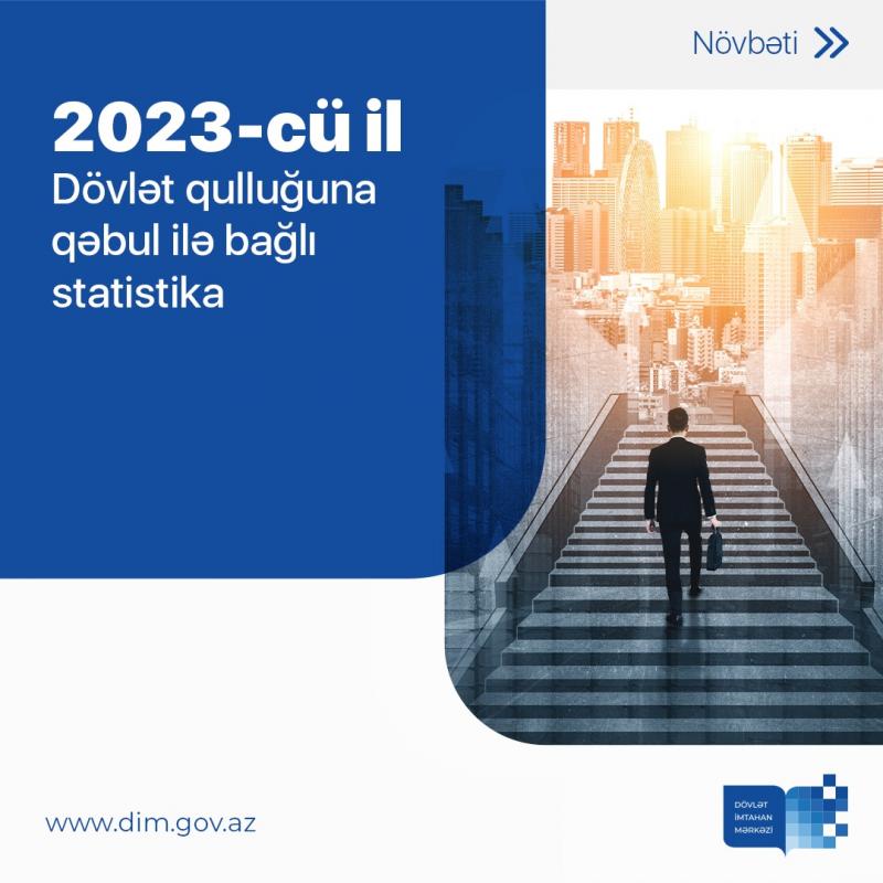 Dövlət qulluğuna aid statistika