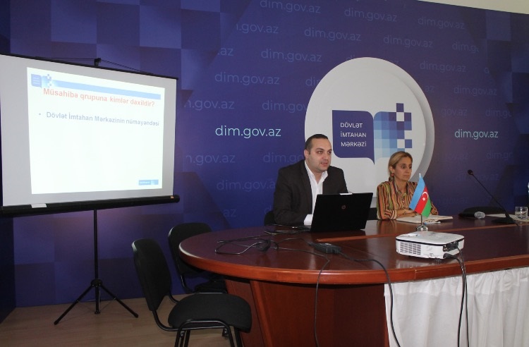 “Dövlət qulluğu vəzifələrinin tutulması məqsədilə müsahibənin keçirilmə qaydaları” mövzusunda təlim təşkil edilmişdir