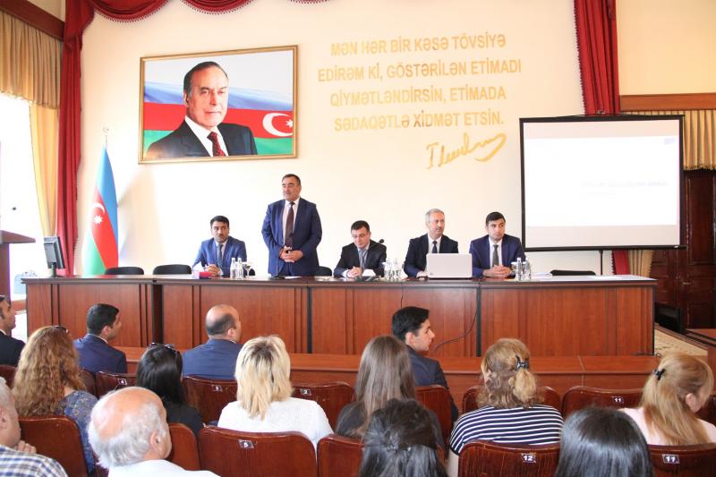 Azərbaycan Dövlət Aqrar Universitetində "Dövlət qulluğu sisteminin mahiyyəti və əhəmiyyəti" mövzusunda növbəti tədbir həyata keçirilmişdir