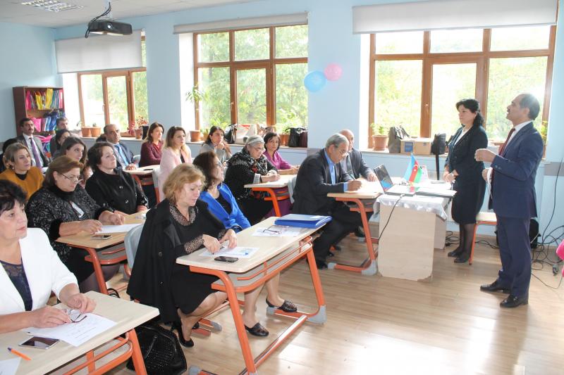Dövlət İmtahan Mərkəzi yeni qəbul qaydaları ilə bağlı Quba şəhərində 6 oktyabr 2018-ci il tarixdə elmi-metodiki seminarlar keçirib