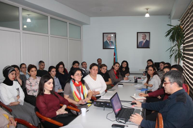 Dövlət İmtahan Mərkəzində fənlər üzrə hazırlıq kurslarının növbəti məşğələsi keçirilib