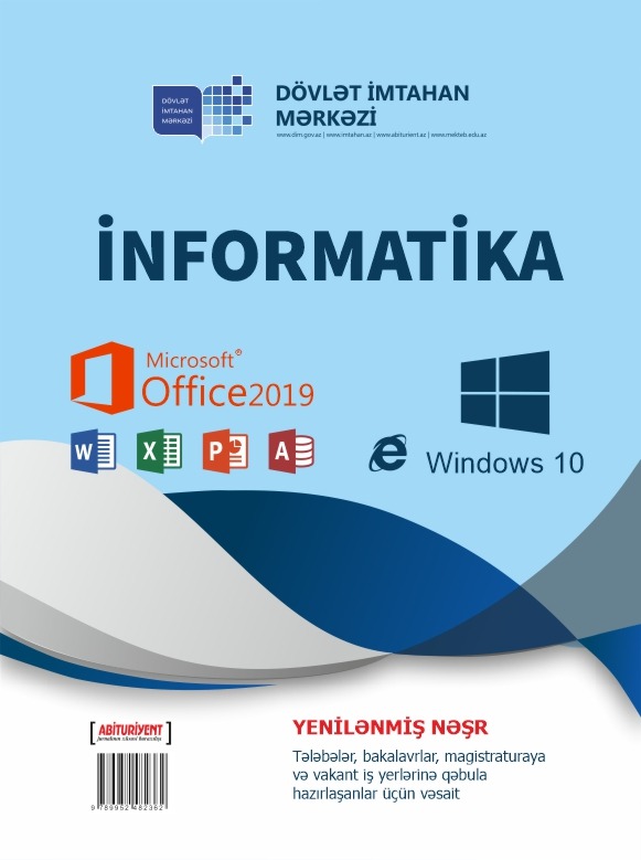 Dövlət İmtahan Mərkəzi magistraturaya qəbula hazırlaşanlar üçün “İnformatika” vəsaitinin yenilənmiş nəşrini çap edib