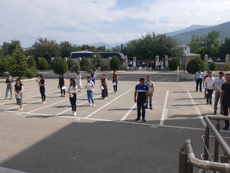 Bu gün keçirilən imtahanlar haqqında məlumat