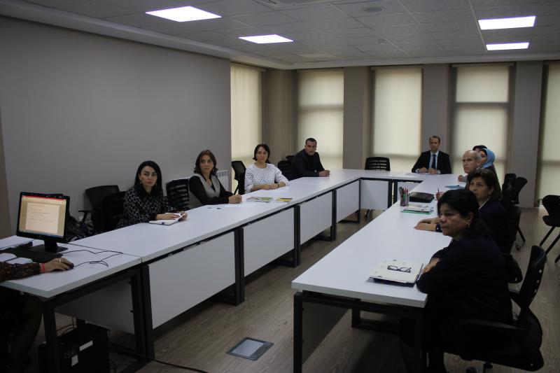14 noyabr 2023-cü il tarixində Dövlət İmtahan Mərkəzində kimya fənni üzrə işçi qrupunun iclası keçirilib