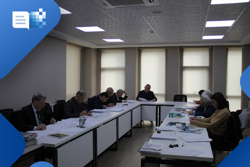 Dövlət İmtahan Mərkəzində 30 yanvar 2023-cü il tarixində ədəbiyyat və ingilis dili fənləri üzrə işçi qruplarının iclası keçirilib