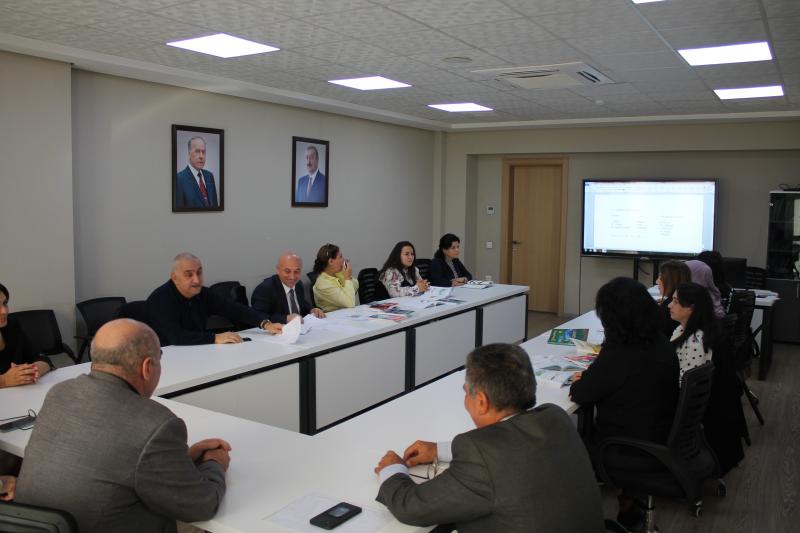 3 noyabr 2023-cü il tarixində Dövlət İmtahan Mərkəzində coğrafiya və riyaziyyat fənləri üzrə işçi qruplarının növbəti iclasları keçirilib