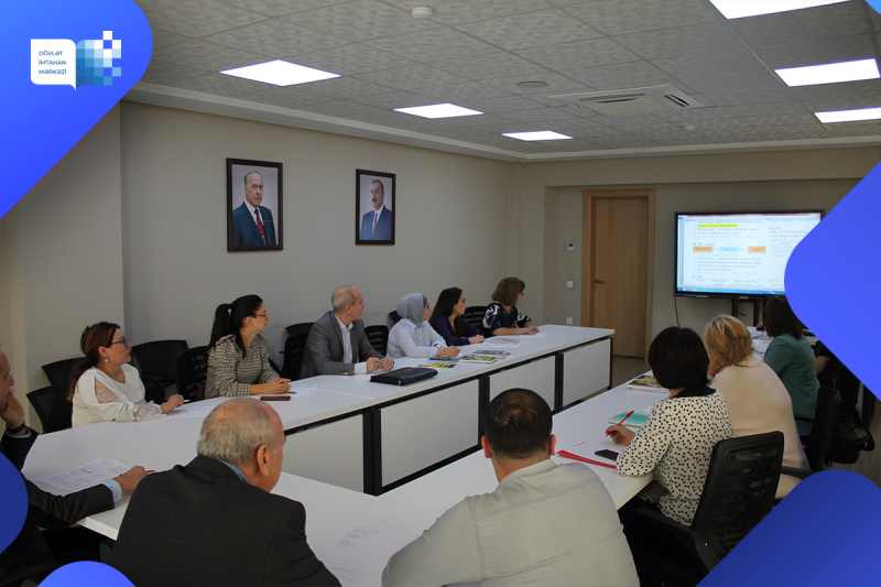 31 oktyabr 2023-cü il tarixində Dövlət İmtahan Mərkəzində kimya fənni üzrə işçi qrupunun iclası keçirilib