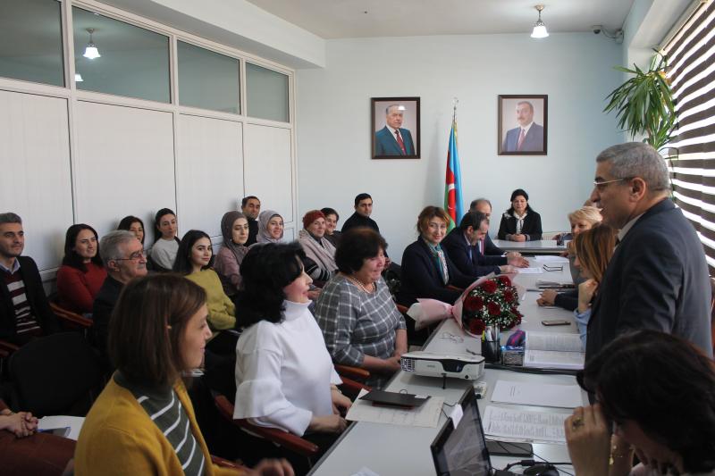 27 - 31 yanvar 2020-ci il tarixlərində Azərbaycan dili, ingilis dili, kimya, fizika, rus dili, biologiya, tarix, coğrafiya və riyaziyyat fənləri üzrə növbəti elmi-metodiki seminarlar keçirilib