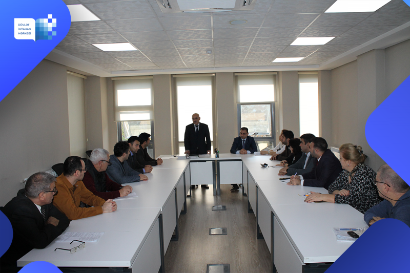 2 noyabr 2023-cü il tarixində Dövlət İmtahan Mərkəzində tarix və biologiya fənləri üzrə işçi qruplarının növbəti iclasları keçirilib