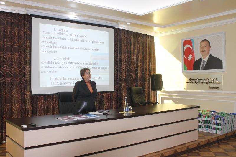 Dövlət İmtahan Mərkəzi qəbul qaydaları ilə bağlı Ağcabədi şəhərində seminarlar keçirib
