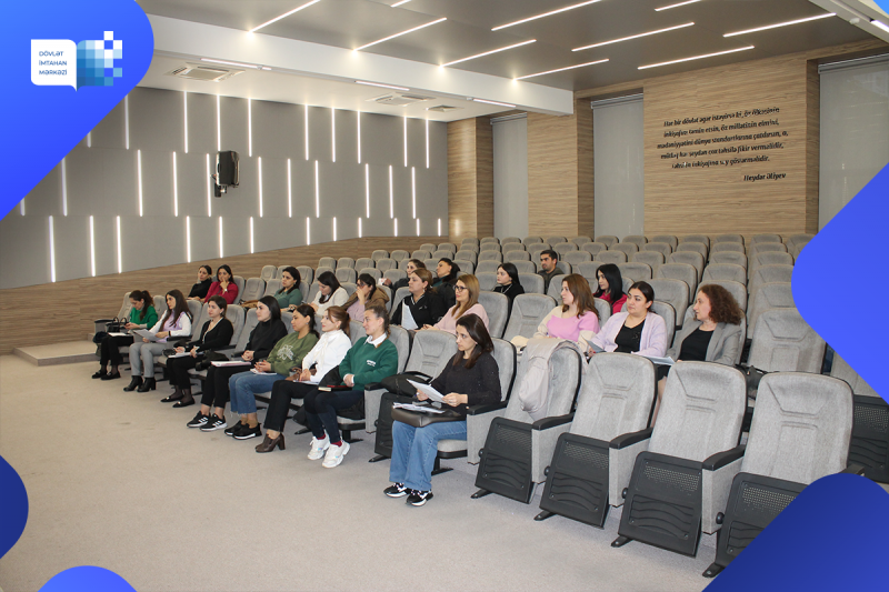 20 noyabr 2023-cü il tarixində ingilis dili, Azərbaycan dili və informatika fənləri üzrə hazırlıq kurslarının beşinci məşğələləri keçirilib