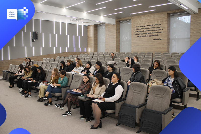 13 noyabr 2023-cü il tarixində Azərbaycan dili, ingilis dili və informatika fənləri üzrə hazırlıq kurslarının dördüncü məşğələləri keçirilib