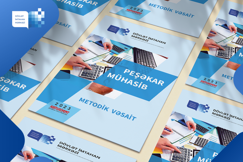 Dövlət İmtahan Mərkəzi “Peşəkar mühasib” adlı metodik vəsait nəşr edib