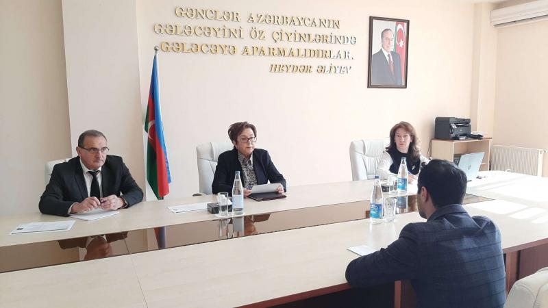DİM Direktorlar Şurasının sədri Məleykə Abbaszadə Saatlı rayonunda vətəndaşları qəbul edib