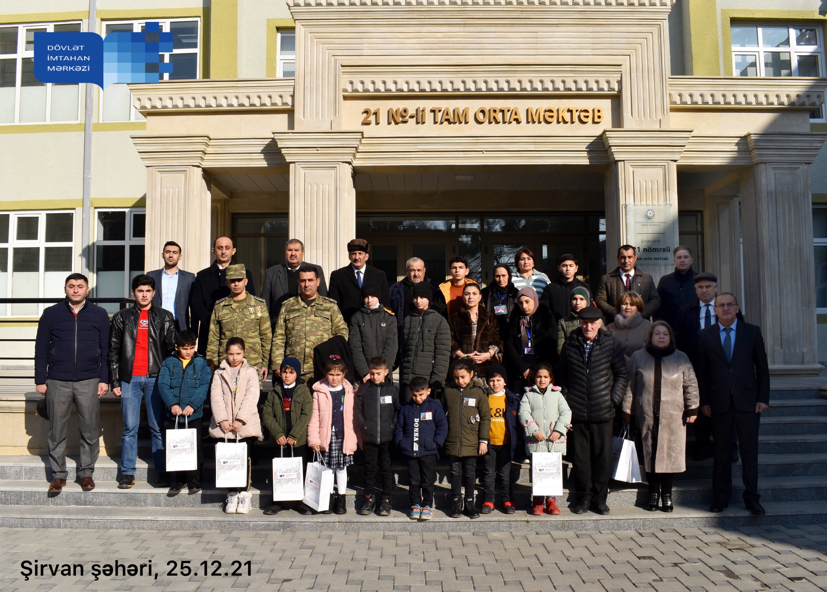 DİM Gəncə, Tovuz və Şirvan şəhərlərində 44 günlük Vətən müharibəsində şəhid olmuş şəxslərin məktəbli övladlarının iştirakı ilə tədbirlər təşkil edib