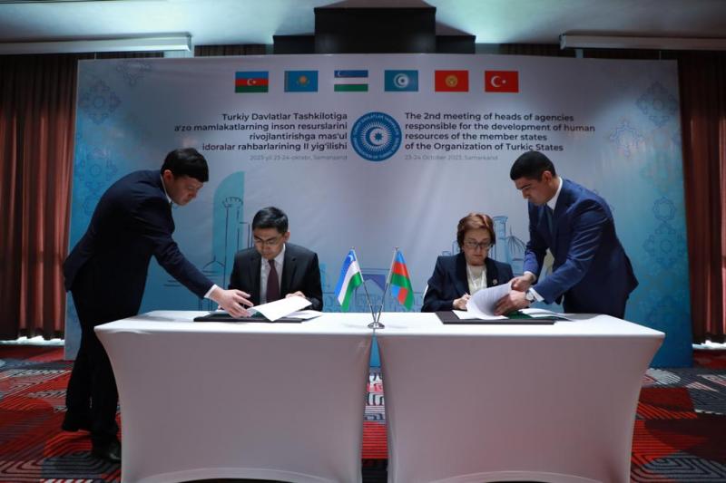 Azərbaycan Respublikasının Dövlət İmtahan Mərkəzi (DİM) və Özbəkistan Respublikasının Prezidenti yanında Dövlət Qulluğunun İnkişafı Agentliyi (Agentlik) arasında Anlaşma Memorandumu imzalanıb