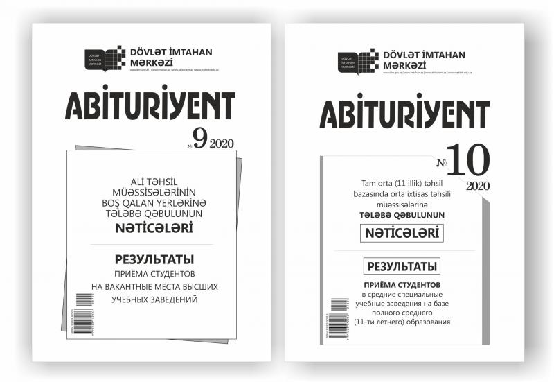 “Abituriyent” jurnalının 9-cu və 10-cu nömrələrinin elektron versiyaları DİM-in saytına yerləşdirilib