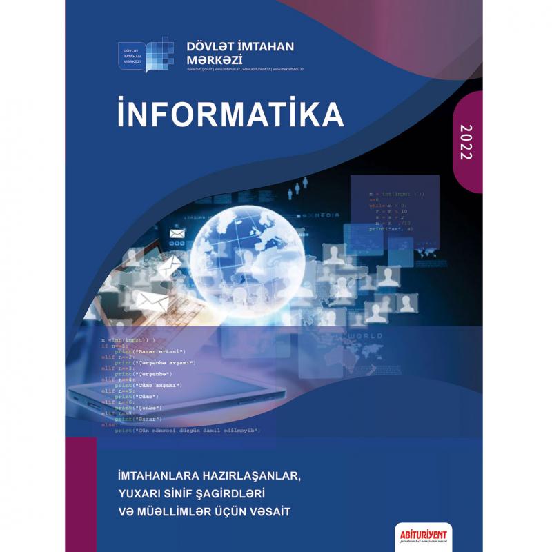 2023-cü və daha sonrakı illərdə I ixtisas qrupu üzrə ali təhsil müəssisələrinin informatikayönümlü ixtisaslarına qəbul olmaq istəyən abituriyentlərin nəzərinə!