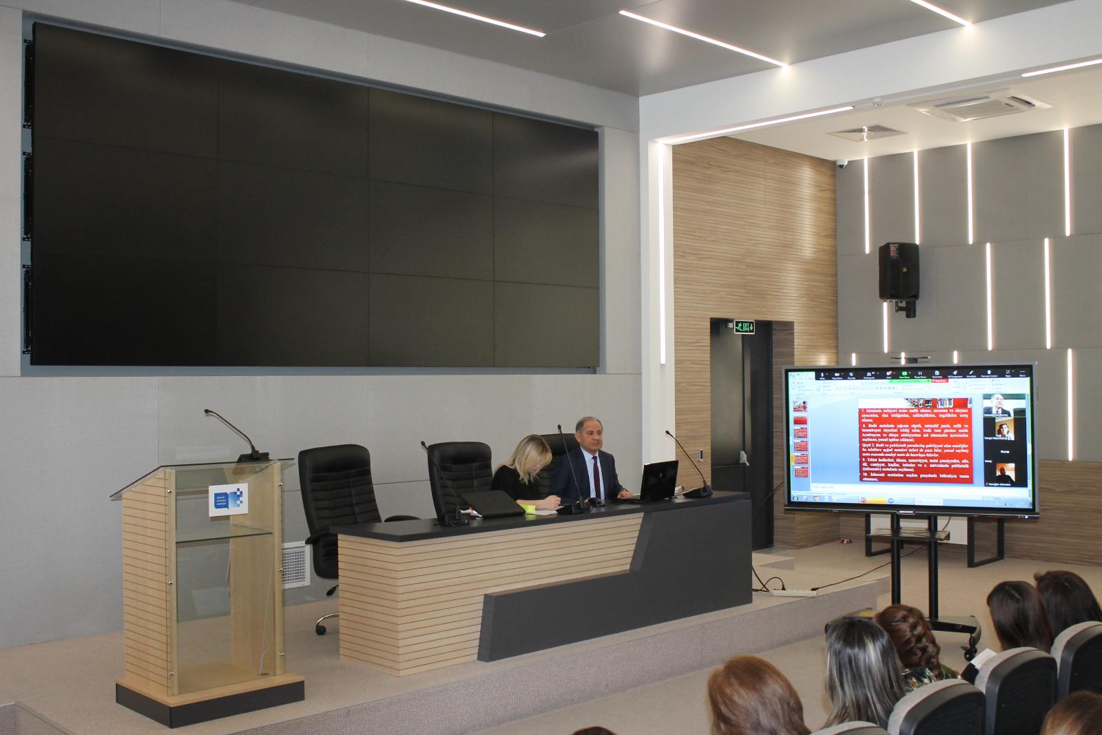 Fənlər üzrə buraxılış və qəbul imtahanlarında istifadə edilən qiymətləndirmə tapşırıqlarının hazırlanması, ekspertizası və yoxlanılmasına dair hazırlıq kurslarının ikinci məşğələləri keçirili