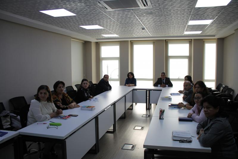 Dövlət İmtahan Mərkəzində 2 dekabr 2022-ci il tarixində coğrafiya və riyaziyyat fənləri üzrə işçi qruplarının iclasları keçirilib