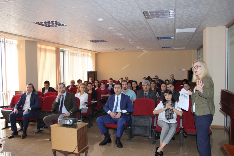 The next seminar was held in the framework of EU funded Twining project “Support to Further Reforms in Civil Service System in Azerbaijan”