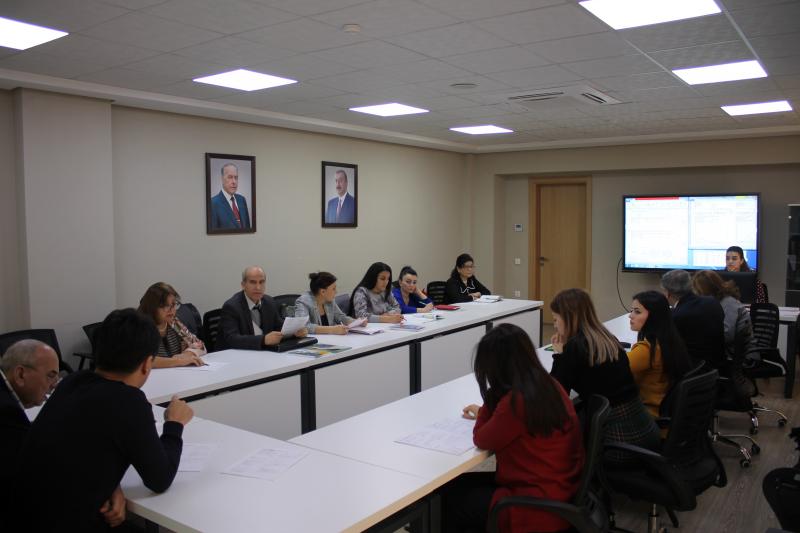 Dövlət İmtahan Mərkəzində 27 dekabr 2022-ci il tarixində kimya fənni üzrə işçi qrupunun iclası keçirilib