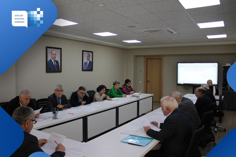 Dövlət İmtahan Mərkəzində 19 aprel 2023-cü il tarixində fizika fənni üzrə işçi qrupunun iclası keçirilib