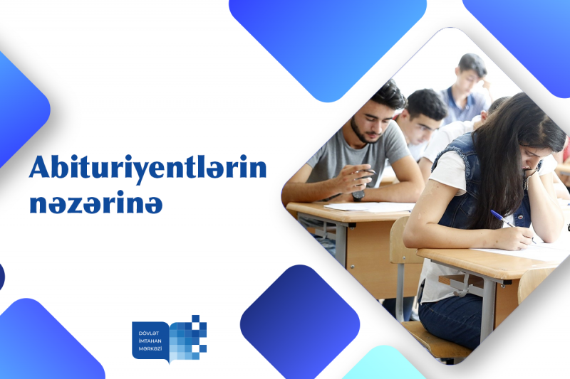 I, II, III və IV ixtisas qrupları üzrə qəbul imtahanının II mərhələsinin 2-ci cəhdində iştirak etmək üçün qeydiyyat başlanıb